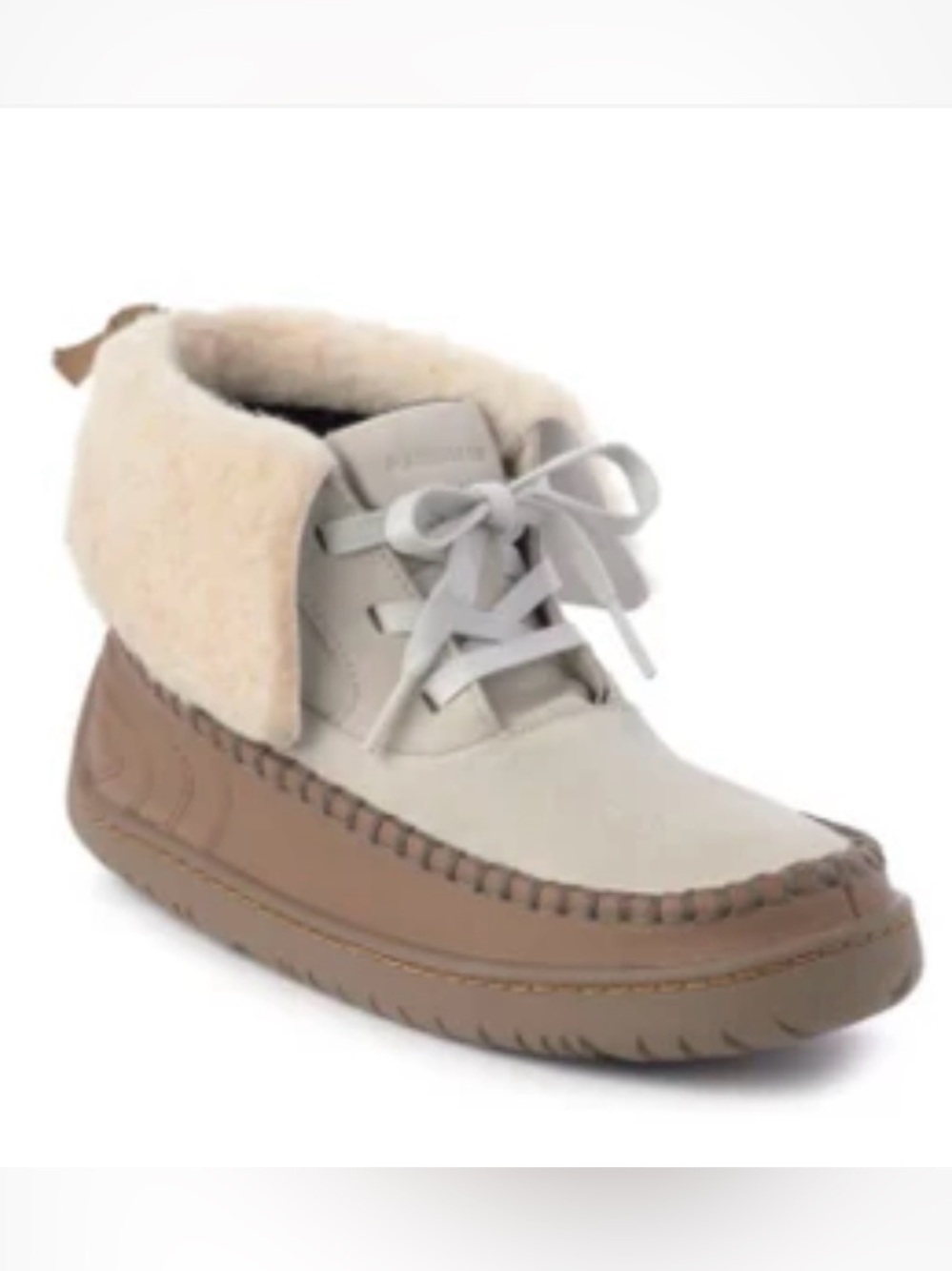 Manitobah Moccasins - Skoden Women's Ankle Boot Pumice faux shearling US 9 NEW